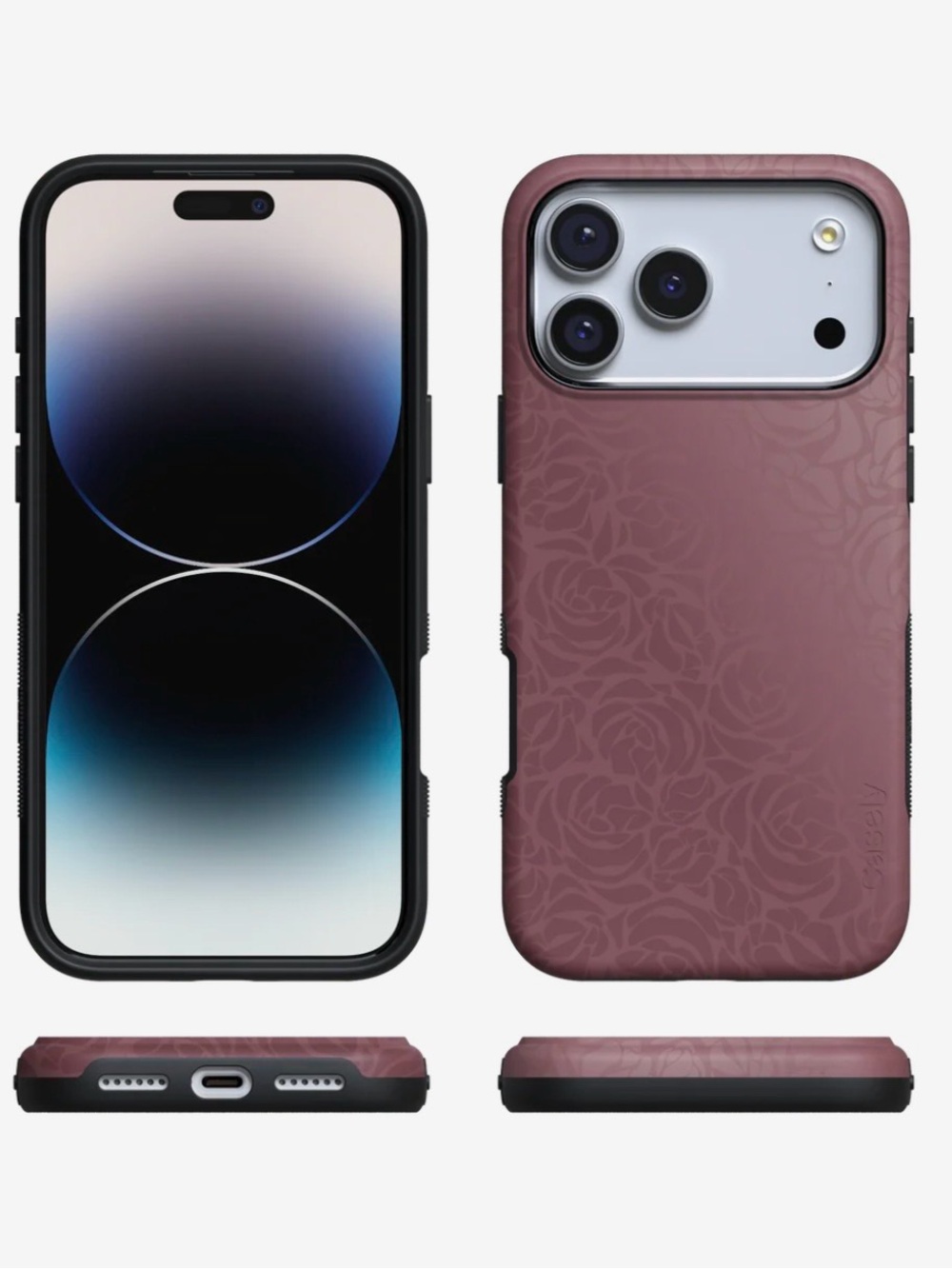 Bordeaux Rose Bold  iPhone 17 Pro Max Case - Picture 13 of 14